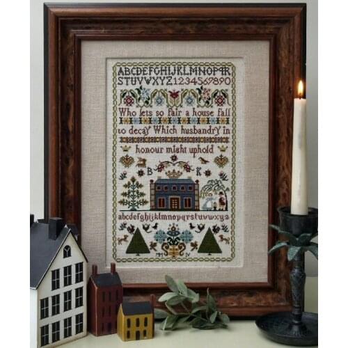 Country Scenery 2-42-61 Counted Cross Stitch 11CT 14CT 18CT DIY Chinese Cross Stitch Kits Embroidery Needlework Sets