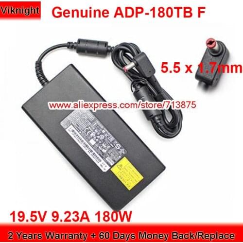 Genuine Delta ADP-180TB F 19.5V 9.23A AC Adapter for Acer H2FW071043K with 5.5x1.7mm Plug Size Power Supply