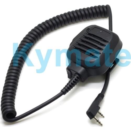 PTT Shoulder Handheld Speaker Microphone Mic as KMC-45 Portable Radio TK3000 TK2000 TK3207 TK3107 TH-F7 Transceiver