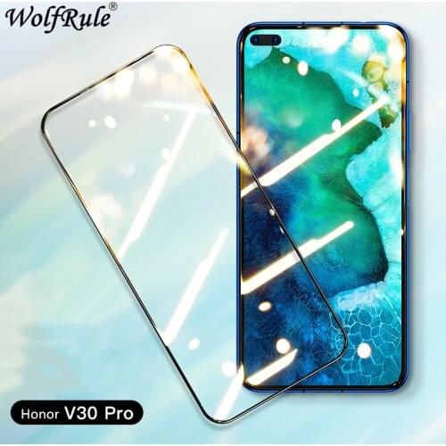 Glass For Huawei Honor View 30 Pro Tempered Glass Full Cover Glue Screen Protector For Huawei Honor View 30 For Honor V30 Glass