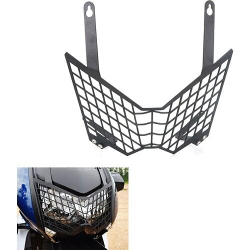 Motorcycle Headlight Guard Front Light Headlamp Grille Guard Cover Protector For Kawasaki KLR650 2008-2015 KLR 650