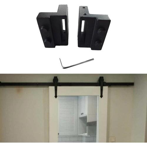 2pcs Door Stopper Replacement Part, Zinc Alloy Door Stopper, for Sliding Barn Door Rail Track , for Home Farm