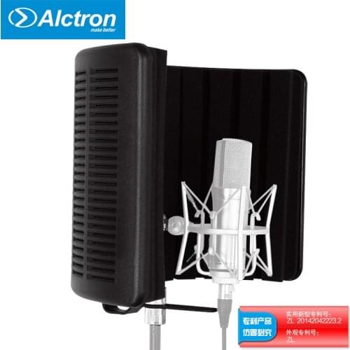 Alctron PF66 Recording microphone wind screen sound-absorbing cover condenser microphone sound insulation screen control system