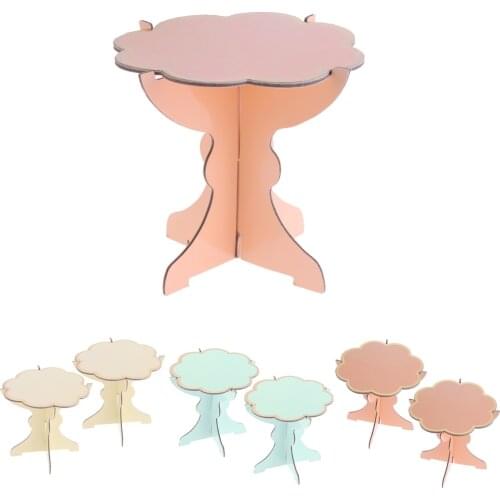 2 Pieces Cup Cake Display Stand Dessert Cupcake Holder Trays for Baby Shower Birthday Party Decor