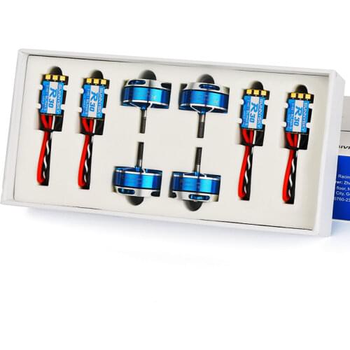 4pcs Original Sunnysky R2305 2300kv Brushless Motor CW CCW+4pcs R30 2-4S BLHeli ESC for FPV Racing Quadcopter Drone Multicopter