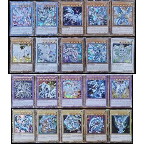 72 pieces of Yu-Gi-Oh! Different English Cards Pterosaur Dragon Giant Soldier Tianlong Flash Card Childrens Collection Toy Gift