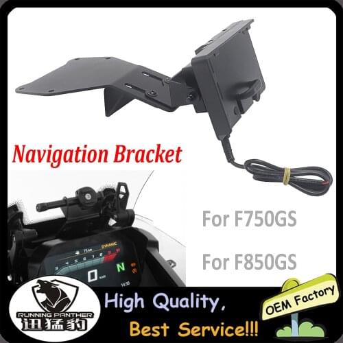 For BMW F850GS F850 F750 GS F750GS F 750 GS 2018-2020 Motorcycle GPS SMART PHONE Navigation GPS Plate Bracket Adapt Holder Kit