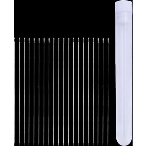 20x Beading Needles Jewelry Pins Threading Tools DY Jewelry Making Accessory 80mm Needles