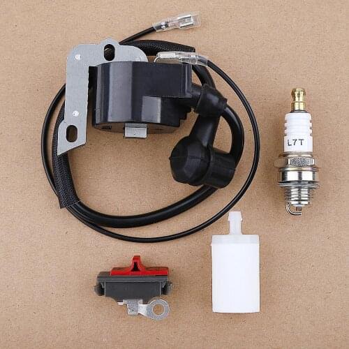 Ignition Coil Stop Switch Spark Plug Kit For Husqvarna 50 51 55 254 257 266 268 272 Spare Parts 503620203 544018401