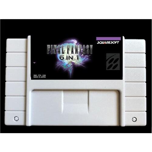 Fin Fantasy 6 in 1 for 46 pins NTSC console