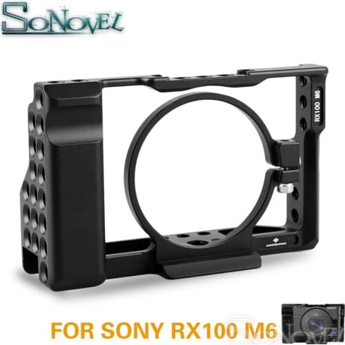 Aluminum Alloy Camera Cage for Sony RX100 M6 Camera Stabilizer For Sony RX100 VI DSLR Cage / Camera frame