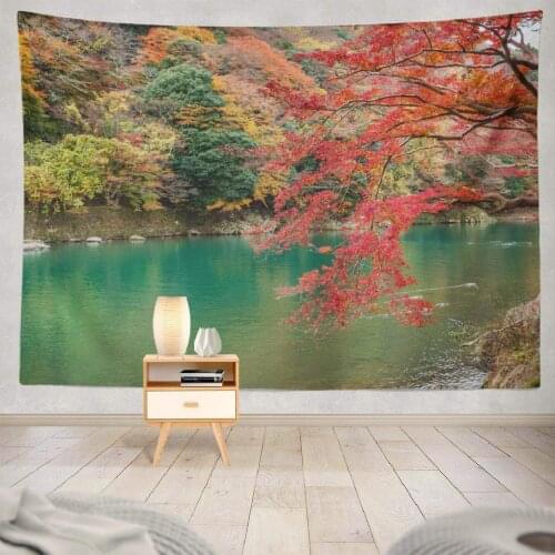 Kyoto Famous and Popular Travel Japan Colorful Autumn Season Asian Wall Art for Bedroom Living Room