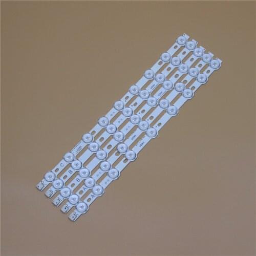 TV LED Bars For JVC LT-40TW51J LT-40DG51J LT-39C740 39" 40" LED Backlight Strips Kit 9LED Lamps Lens 5 Bands