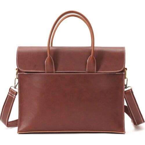 Yesetn Bag 04092021 Mens leisure business briefcase old fashion handbag single shoulder bag computer laptop bag