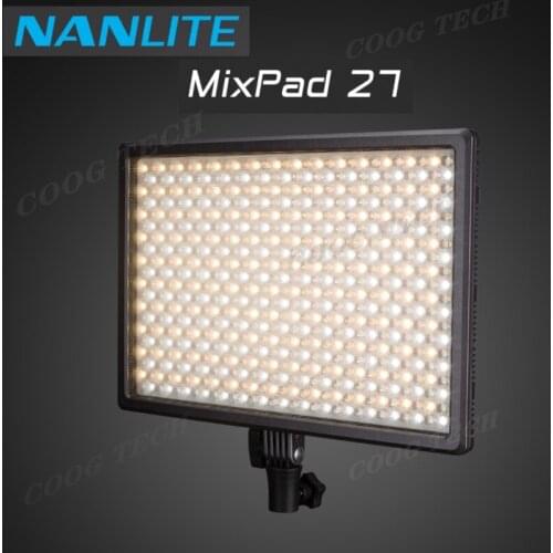 Nanguang Nanlite Mixpad 27/Mixpad 11 LED RGB Panel Light 3200K-5600K Dimmable 14 inch Photography Fill lighting RGB Soft Light