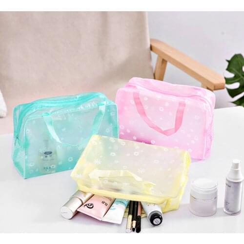 2020 new Waterproof Portable bathroon Storage Bag with side net pocket women Fashion Travel Accessories Makeup bag Container