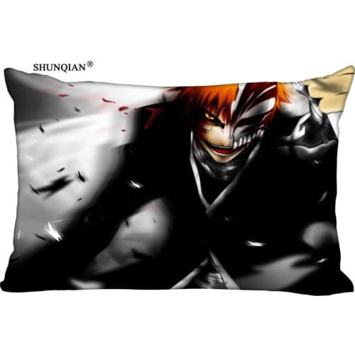 New arrival Custom Zippered Rectangle Bleach Pillow Case (Two sides) High Quality Comfortable Pillow cover
