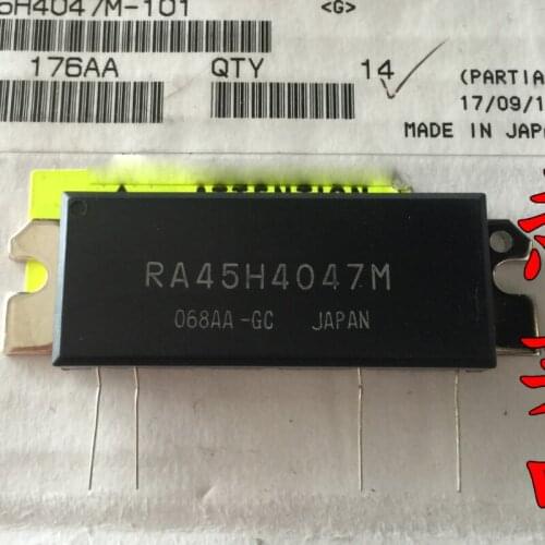New 1PCS/LOT RA45H4047M RA45H4047M-101 PACKAGE CODE: H2S - 400-470MHz 45W 12.5V, 3 Stage Amp