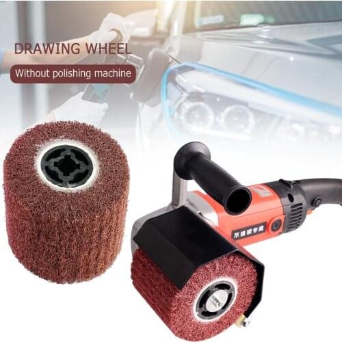 Stainless Steel Polishing Wheel 120/110*100*19mm Wheel Sander Deburring Grinding Mirror Finish Tool abrasive grinding wheel