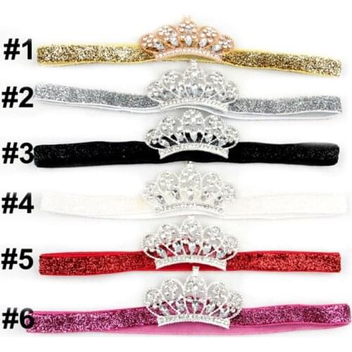 Princess Crystal Tiaras And Crowns Headband Lovely Hoop Hair Band Accessories For Baby Girls Hair Jewelry Ornaments Headpiece
