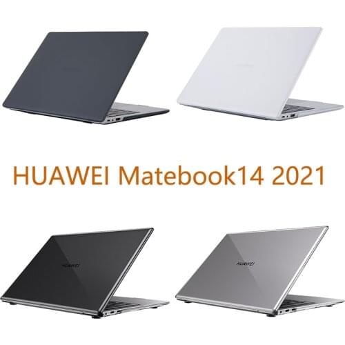 Crystal\Matte Case For 2021 NEW Huawei Matebook 14 inch 2K Touch Screen i7-1165G7 MX450 laptop hard + keyboard cover gift