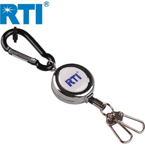 RTI Telescopic Fishing Line Cutter Double Retractor Stainless Steel Line Retractable Buckle Clipper With Wire Pesca Tackle