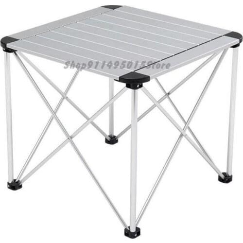 Outdoor Folding Table Portable Light Egg Roll Table Leisure Camping Picnic Aluminum Alloy Mini Table