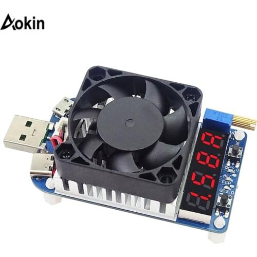 HD25 HD35 Trigger QC2.0 QC3.0 Electronic USB Load resistor Discharge battery test adjustable current voltage 25W 35W