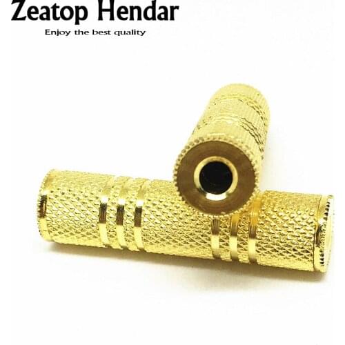1Pcs Gold Plated 3.5mm Female to 3.5 Female F/F Audio Adapter Coupler Metal Connector