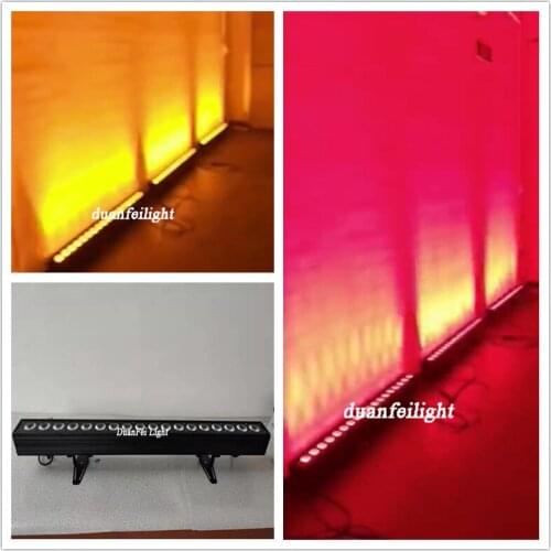 10pieces high power led strip bar wall washer light ip20 led wash rgbwa bar 18x15w