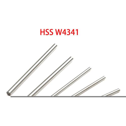2.4mm 2.45mm 2.5mm OD 100mm Length HSS W4341 HRC61-63 Jobber Drill Bit Boring Out Round CNC Cutting Turning Lathe Tool Bar Rod