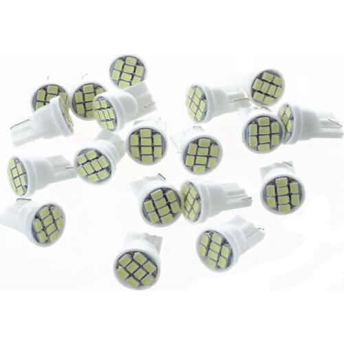 20 X T10 W5W 168 194 8 SMD LED Bulb Light White Lights For Car