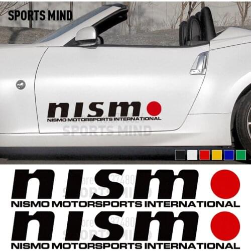 5 Pairs Car Sticker Decal Car Styling For Nissan NISMO Almera Tiida Qashqai Juke Patrol X Trail Sentra Note Micra Accessories