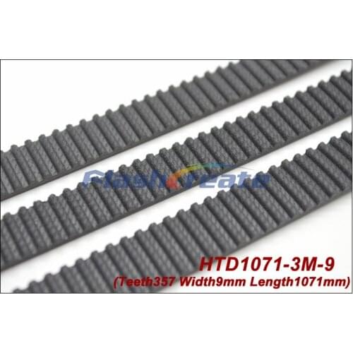 5pcs HTD3M belt 1071 3M 9 length 1071mm width 9mm 357 teeth 3M timing belt rubber closed-loop belt 1071-3M S3M Belt