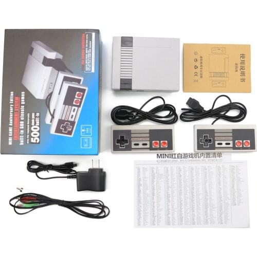 8 Bits Classic Family Game Consoles System TV Video Mini Handheld Game Console For NES Game Player Built-In 620 Games