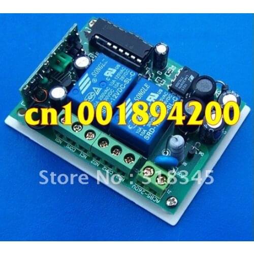 110V 85V-280V 2CH RF wireless remote control switch system(1transmitter&1receiver) 10A Toggle/Momentary wireless switch ON OFF