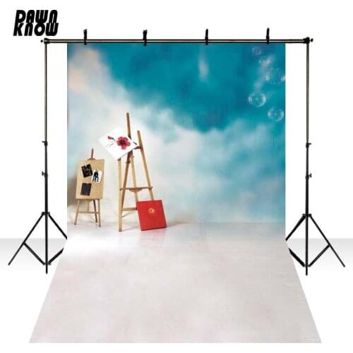 DAWNKNOW Blue Texture Color Photography Background Backdrops Wedding Photocall For Children Photo Studio Customize GY218