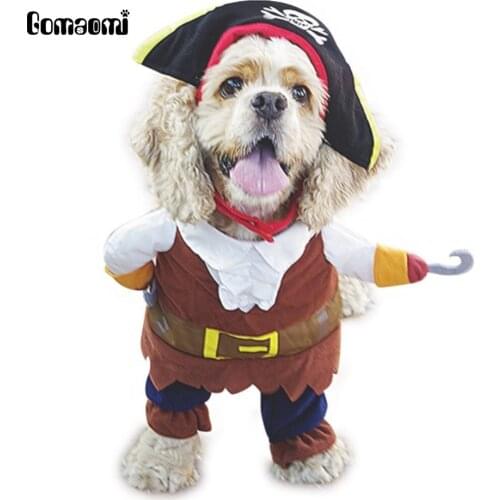 Gomaomi Pet Dog Costume Pirates of the Caribbean Style Cat Costumes