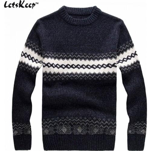 LetsKeep Men's Wool Pullovers