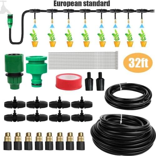 Garden Automatic Drip Irrigation Set Kit Automatic Sprinkler Plant Watering System Gardening Tools For Terraces Greenhouse Plant