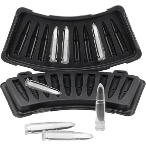 New Guns Bullets Shape Ice Cube Maker DIY Ice Cube Tray Bar Whiskey Mold