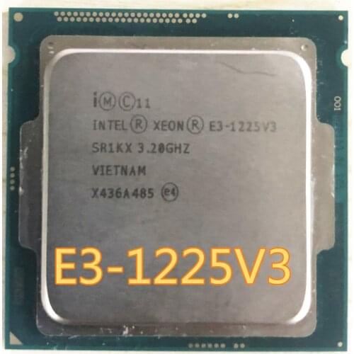 Intel Xeon E3-1225 v3 E3 1225v3 E3 1225 v3 3,2 GHz Quad-Core Quad-Thread CPU Processor84W LGA 1150