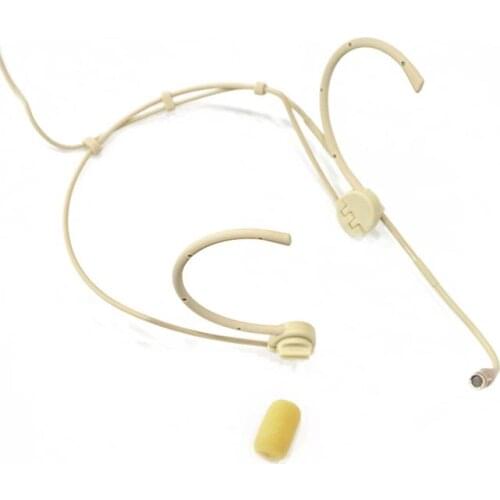 Foldable Headset Cardioid Microphone for Sennheiser G2 G3 G4 ew100 ew300 ew500 Digital Wireless BeltBoday System 3.5mm Lock