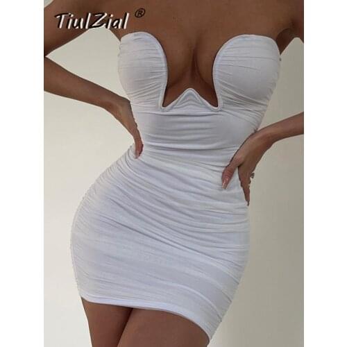 TiulZial White Summer Dresses
