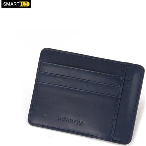 Smart Wallet for Men Outdoor Buisness Travel Package with Card Holder Anti-lost Bluetooth Money Bag Short PU Leather Satchel