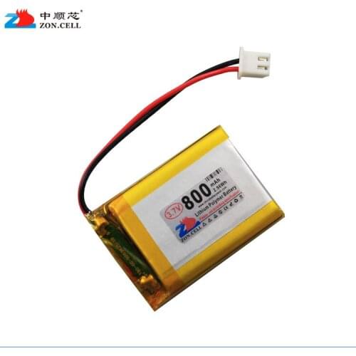 In the 800mAh 3.7V speaker Bluetooth lithium polymer battery 453233323860 502035*2 Rechargeable Li-ion Cell