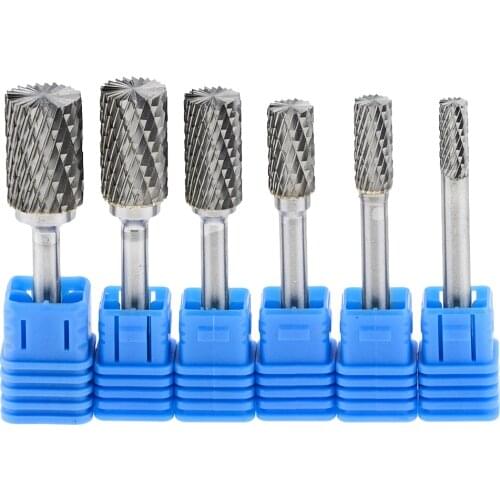 1Pcs BX type head tungsten carbide rotary tool file tip burr mold electric grinding drill milling engraving grinder drill bit
