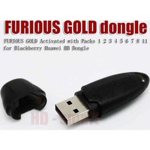 100% original FURIOUS GOLD dongle by GPG for Blackberry Huawei BB dongle Activated with Packs 1 2 3 4 5 6 7 8 11