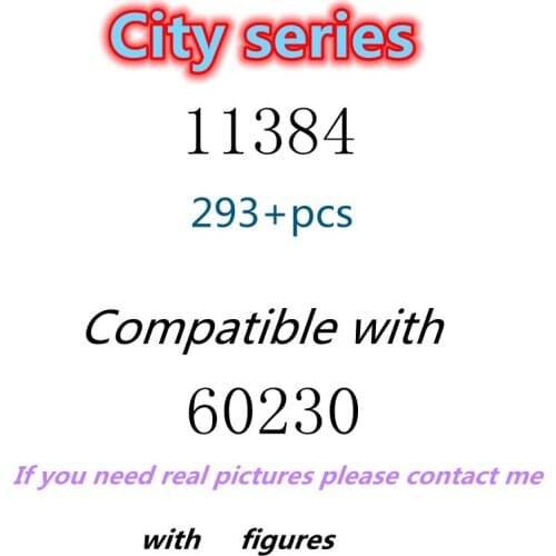 293pcs 11384 Building Block Toy City Series 60230 Assembled Building Block Childrens Toy Gifts