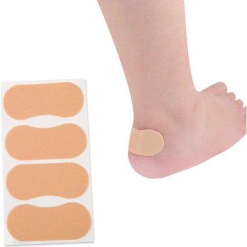 4Pcs Waterproof Foam Anti-Grinding Heels Sticker Pad Patch Foot Care Protector Anti-wearing Heel Sticker Pedicure Patch